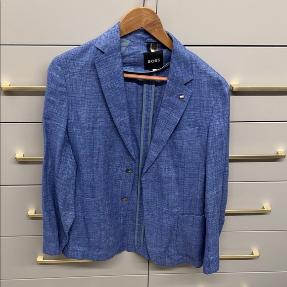 Boss Textured Blue Sport Coat